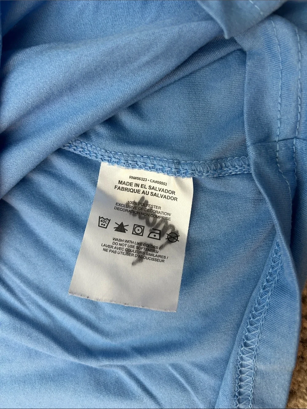 Jordan UNC Tar Heels Men’s L Carolina Blue Orange Bowl Long-Sleeve T-Shirt